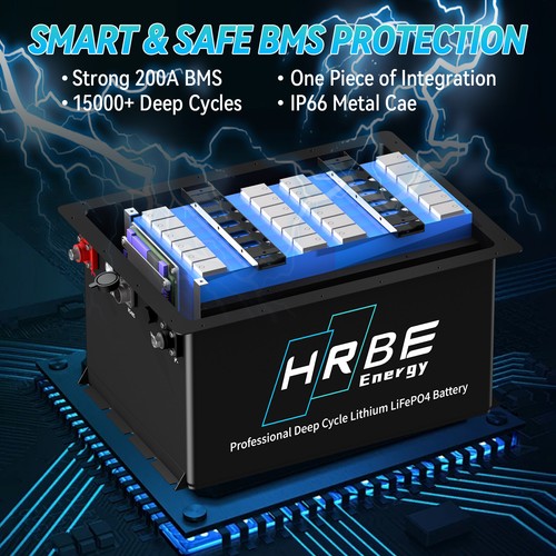 36V 105Ah LiFePO4 Golf Cart Battery Smart 200A BMS + Touch Monitor + Mobile APP - Picture 18 of 20