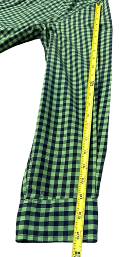 John Bartlett S Consensus Long Sleeve shirt Gingham casual dress - Picture 10 of 16