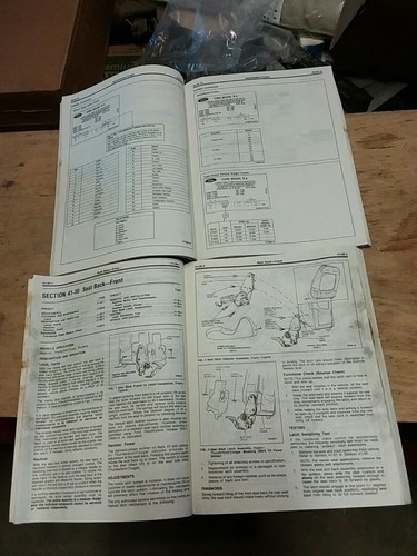 Ford Mustang Cougar Mark VII 1988 taller de servicio reparación taller manual conjunto fabricante de equipos originales - Imagen 6 de 8