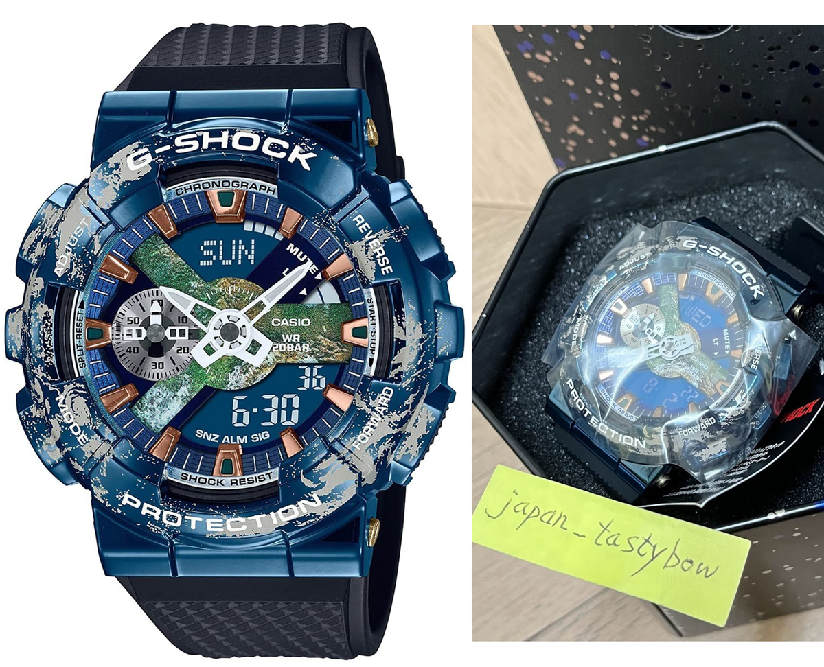 CASIO G-SHOCK GM-110EARTH-1AJR LIMITED EDITION Planet Earth CASIO G-SHOCK GM-110EARTH-1AJR LIMITED EDITION Planet Earth