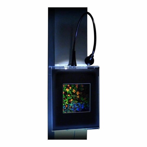 3D Letters Hologram Picture LIGHTED WALL MOUNT, Collectible EMBOSSED Type Film - Picture 2 of 7