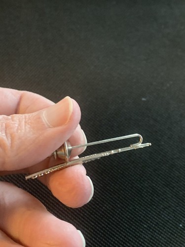 FLUTE Stick pin And Pewter Music Stand See Pictures - Picture 2 of 4