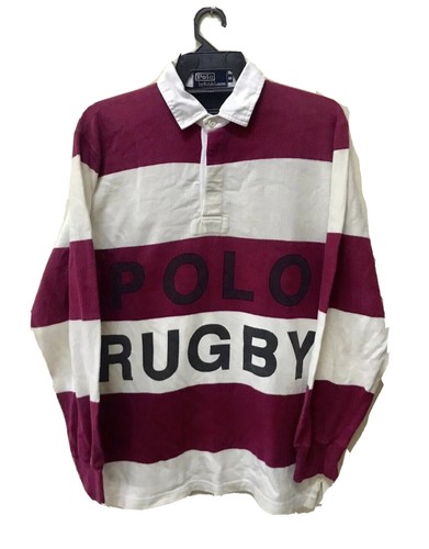 🔥Vintage Polo Ralph Lauren Rugby Shirt Polo Rugby