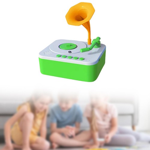 Kids Gramophone with 96 Cards Portable for Boys Girls 3-6 Years Old Children - Picture 4 of 5