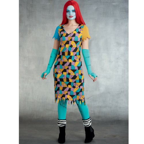 SIMPLICITY 9344 MISSES KNIT COSTUME Sewing Pattern NIGHTMARE BEFORE CHRISTMAS - Picture 4 of 7