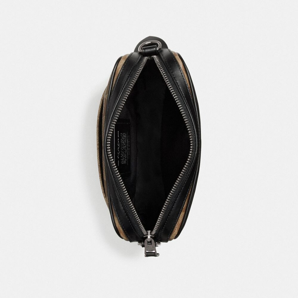 Coach Graham Crossbody in Signature Canvas with Varsity