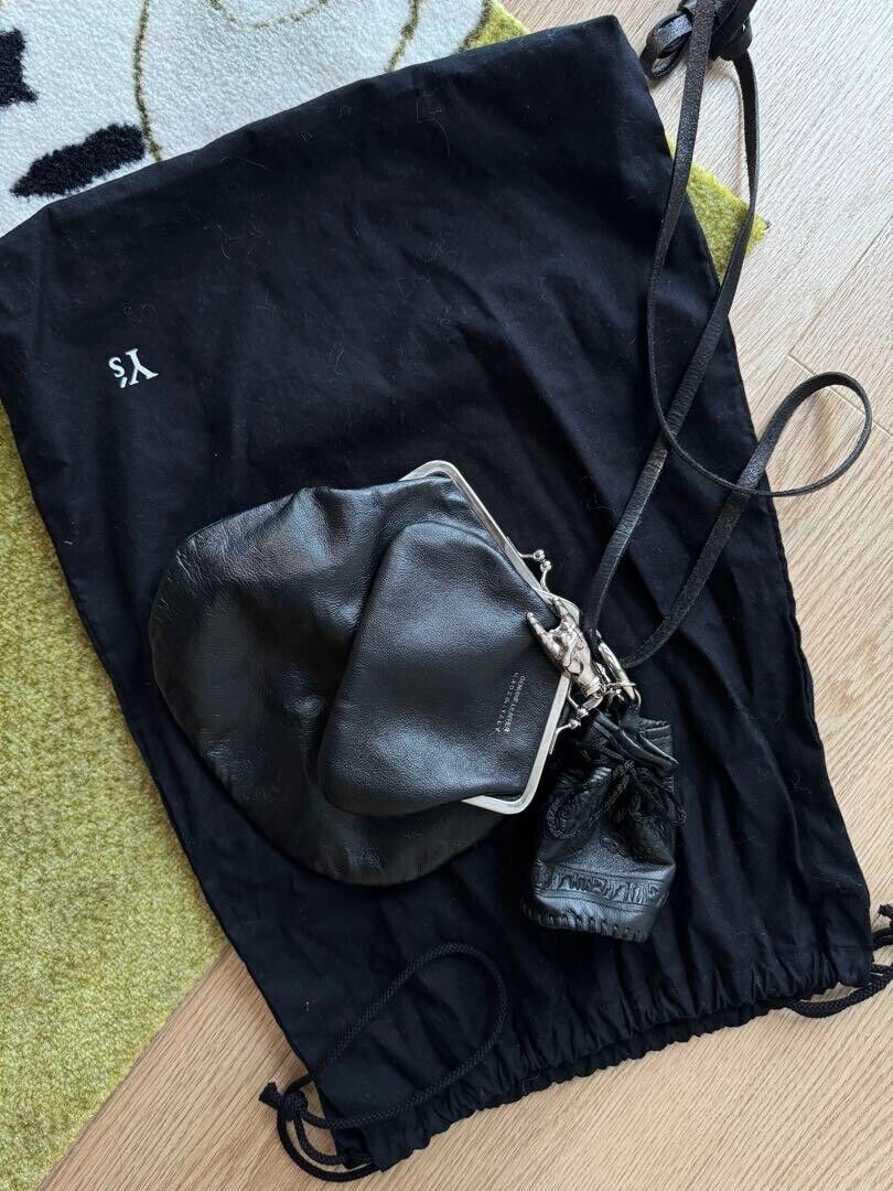 Ys YohjiYamamoto Wise Gamaguchi Shoulder Bag | eBay Ys YohjiYamamoto Wise Gamaguchi Shoulder Bag | eBay