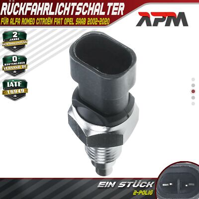 Schalter Rückfahrlichtschalter für Alfa Romeo Citroën Fiat Opel Saab 2002-2020