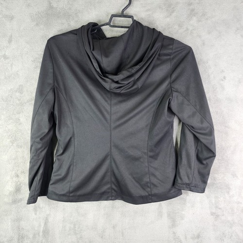 Womens Carolina Black Caolina Colours Hooded Jacket Full Zip Long Sleeve Lined L - Picture 9 of 12