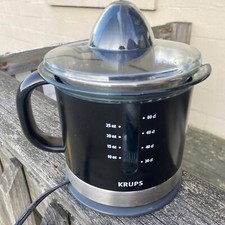 Krups 30oz Citrus Press Black w/ Stainless Electric Fruit Juicer Type FSD3