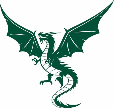 Dragon #2 European Winged Heraldic Mythical Creature Car Tablet Vinyl Decal Dragon #2 European Winged Heraldic Mythical Creature Car Tablet Vinyl Decal