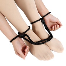 Cotten Self Binding Handcuff Wrist AnkleCuffs Restraints Hemp Rope Bondage Cuff
