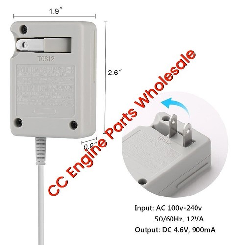 for Nintendo DSi/ 2DS/ 3DS/ DSi XL AC Adapter Home Wall Charger Cable Power Plug - Picture 8 of 9