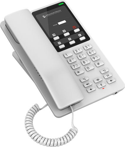 Teléfono IP Grandstream GHP620 2 cuentas SIP, 2 líneas PoE blanco ideal para hotel - Imagen 5 de 9