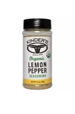 Kinder's Organic Lemon Pepper Seasoning, 11.8 OZ, One pack EXP 04/26
