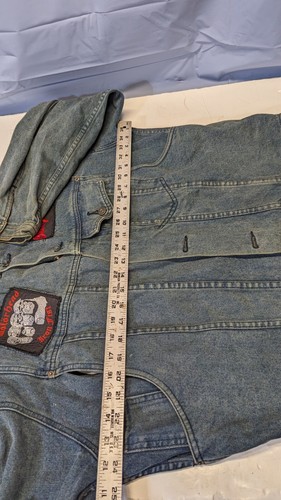 Chaqueta Jean De Colección Años 80 Motor Head Negro Sabbath Anthrax Iron Maiden Personalizada Rara - Imagen 7 de 10