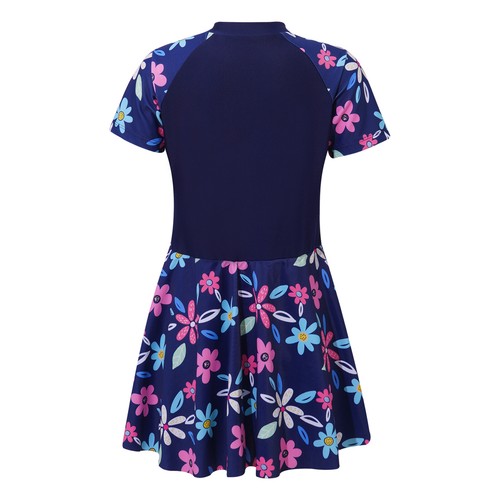 Girl One Piece Swimsuit with Skirt Bathing Suit Swimwear Bathing Suit Hawaiian - Picture 52 of 63