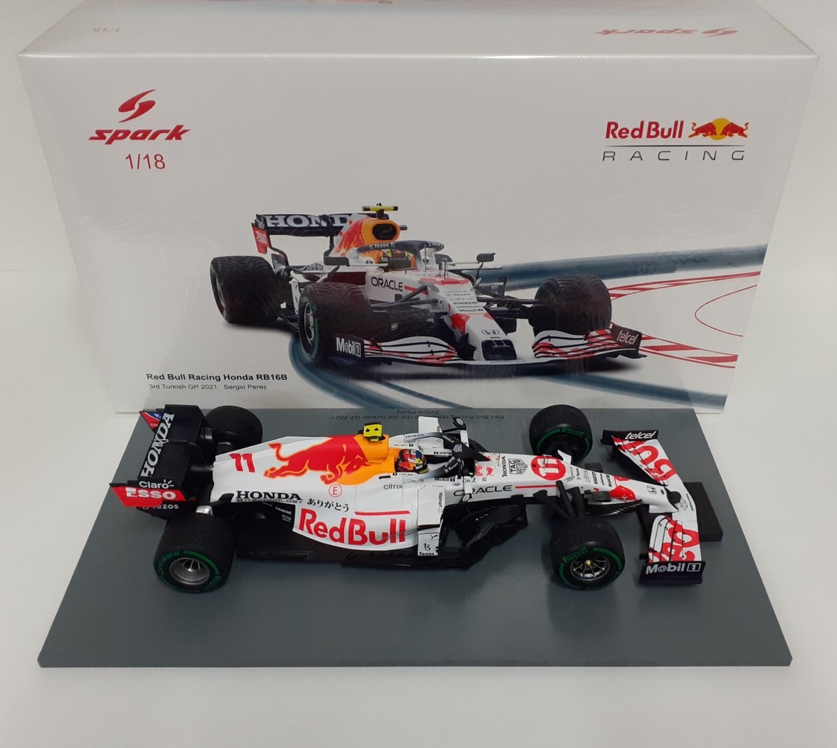 Spark 18S606 1/18 RED BULL HONDA RB16B NO.11 3RD TURKISH GP