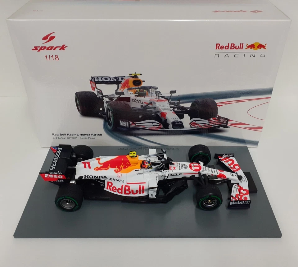 SPARK 1:18 Modellauto Die Cast Auto F1 Red Bull Honda RB16B Perez GP Türkei 2021 - Bild 4 von 4