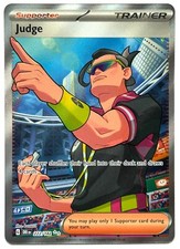 Judge 222/182 - Pokemon TCG - Destined Rivals Ultra Rare Full Art Trainer - M/NM