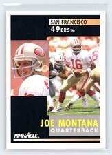 1991 Pinnacle #66 Joe Montana