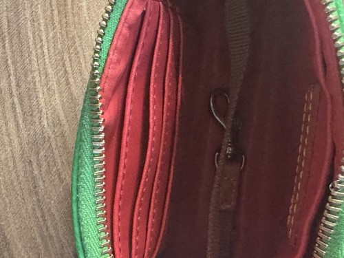 DOONEY & BOURKE COATED CANVAS EVA LEXI CROSSBODY KELLY GREEN XV400KL MSRP - Picture 9 of 14