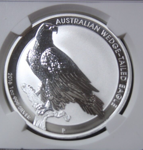Australien 1 Dollar "Wedge Tailed Eagle" 2016-P #F6116 NGC GEM-Uncirculated - 第 3/7 張圖片