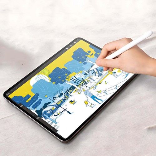 2x Papierimitationsfolie für Lenovo Tab Plus 11.5" 2024 Bizon Folie Film - Bild 5 von 6