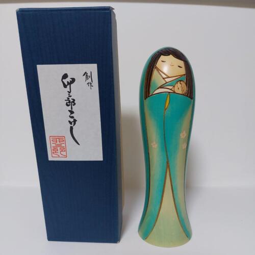 Usaburo Japanische Kokeshi Puppe Jungfrau Maria Woody Made in Japan Handarbeit - Bild 2 von 10