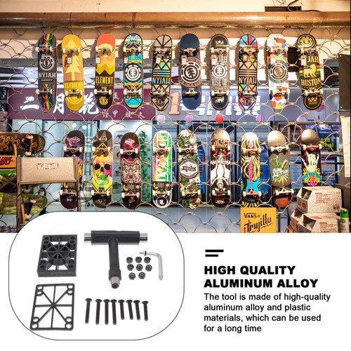 Guarnizioni per skateboard skateboard strumento di fissaggio skateboard chiave - Foto 8 di 12