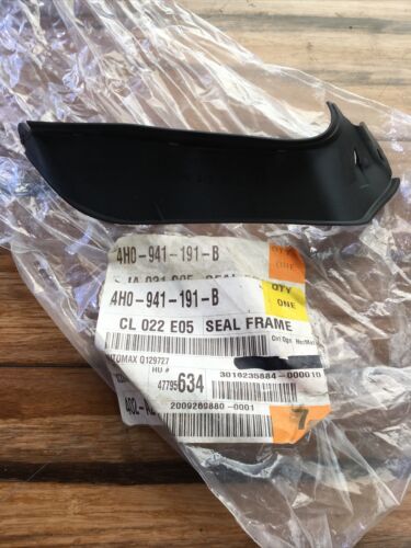 AUDI OEM 2015 A8 Quattro Headlight Head Light Lamp-Sealing Frame Left 4H0941191B