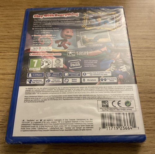 LittleBigPlanet (Sony PlayStation Vita, 2012) - NEU & VERSIEGELT!!! - Bild 2 von 4