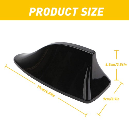 Carbon Fiber Shark Fin Roof Antenna Car AUTO Aerial FM/AM Radio Signal Universal - Picture 2 of 21