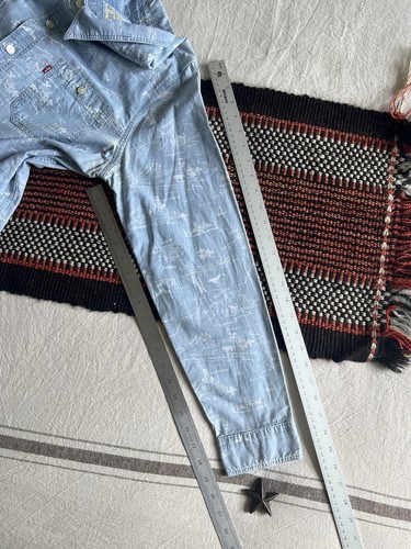Levi's Chambray Deck Shirt L US Navy San Francisco Souvenir Print 2014 Rare Blue - Bild 16 von 22