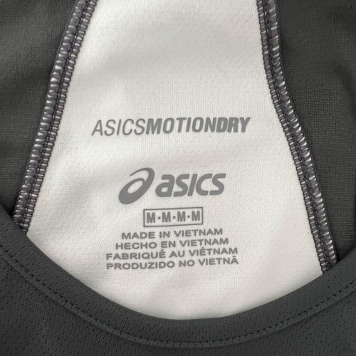 Asics women's tank top sweep singlet gray size M/M - Picture 4 of 7