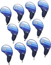 MIZUNO Golf Men's Iron 11pcs Set Head Cover Tour Series White Blue 5LGH2514