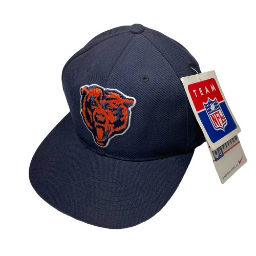 Vintage Sports Specialties Chicago Bears Bear Head Logo Fitted Hat Cap Sz 6 7/8 - Picture 3 of 12
