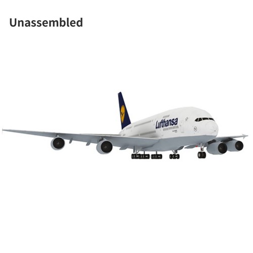 1/100 A380 Lufthansa Civil Airliner Plane Model Aircraft Unassembled Paper Model - Picture 2 of 9