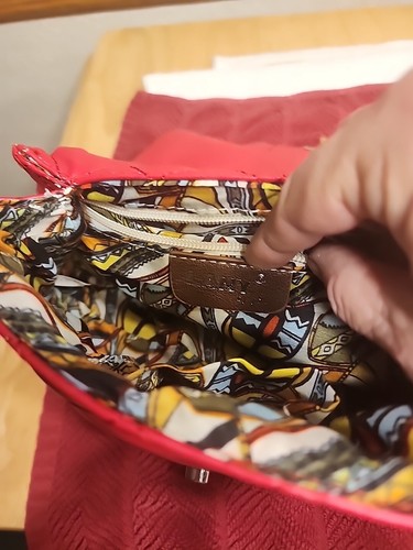 Cartera rosa roja nueva con etiquetas (rojo Lany6079s) - Imagen 6 de 9