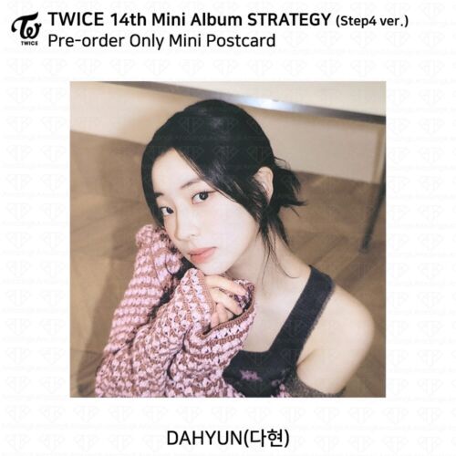 TWICE 14th Mini Album STRATEGY Step1,2,3,4 Photocard Postcard Ornament Dahyun - Picture 6 of 45