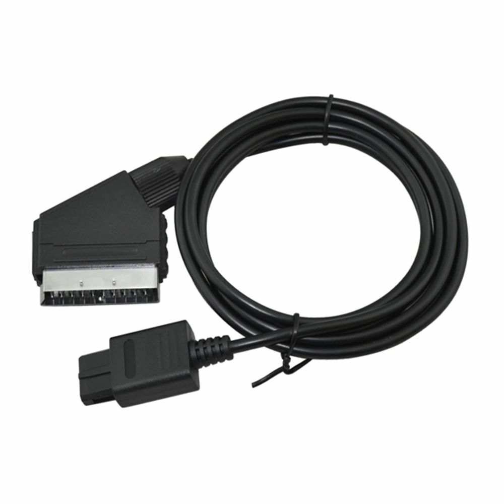 TV Video Scart RGB Kabel Verbindungskabel Für Nintendo SNES Gamecube N64 NGC GCN