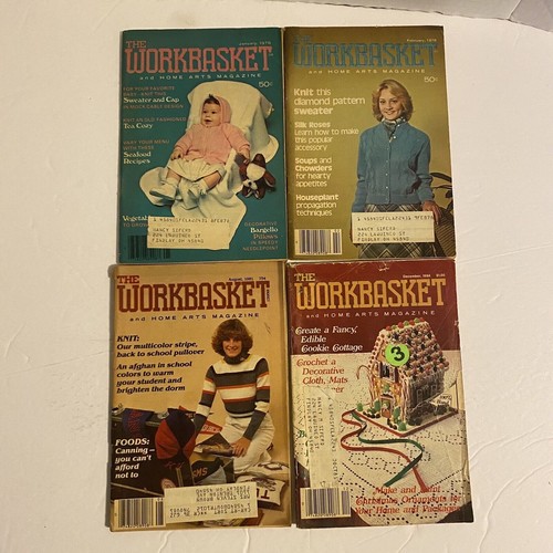 The Workbasket Magazin Konvolut 49 Bücher 1970-1980er Vintage Basteln Nähen - Bild 4 von 13