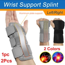 Left Right Wrist Support Brace Hand Splint Carpal Tunnel Sports Sprain Arthritis