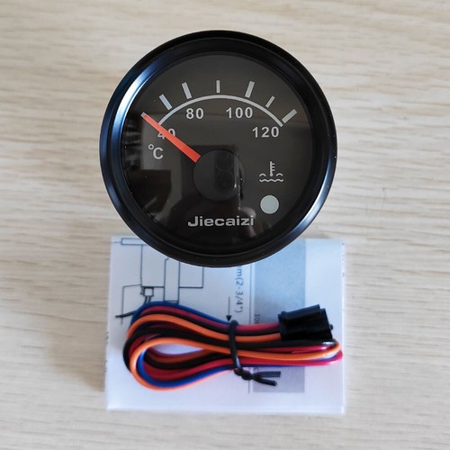 6 Gauge Set GPS 120MPH Speedometer Tacho RPM6000 Fuel Volts Water Temp Oil Black - Picture 5 of 12