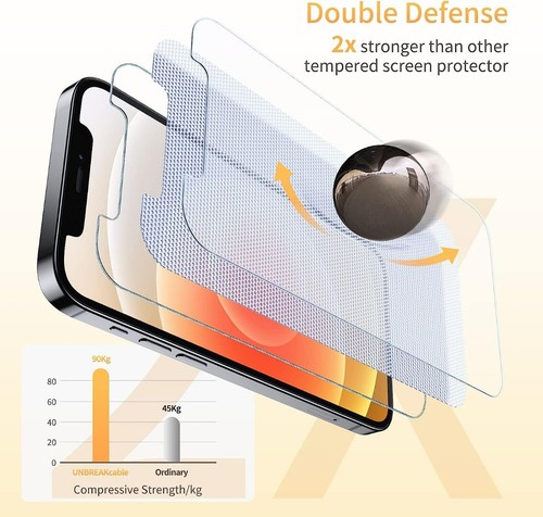 Pour IPHONE 15 14 13 12 11 Pro Mini Max XR X 7 8 Trempé Verre Écran Protecteur - Photo 2 sur 12