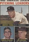 1964 Topps - Camilo Pascual Jim Bouton Whitey Ford #4
