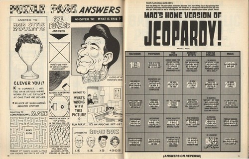 Juegos, rompecabezas Mad Magazine Super Special, marzo de 1993 ~ bueno - Imagen 6 de 8