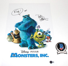 PETE DOCTER SIGNED 'MONSTERS INC.' 12x18 MOVIE POSTER PIXAR WRITER BECKETT COA PETE DOCTER SIGNED 'MONSTERS INC.' 12x18 MOVIE POSTER PIXAR WRITER BECKETT COA