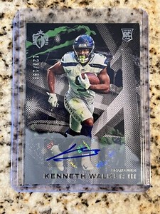 2022 Panini Chronicles Gridiron Kings Auto /199 Kenneth Walker III RC Seahawks