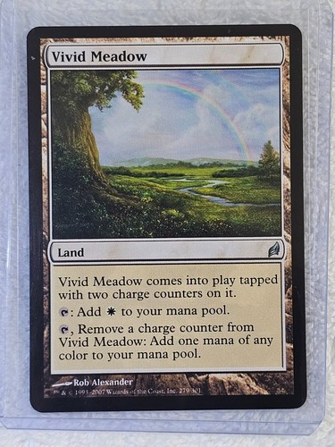 MTG Vivid Meadow #279 Lorwyn (LRW) Magic the Gathering Card Rare NM - Picture 5 of 6